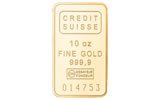 10 Feinunzen Goldbarren