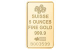 5 Feinunzen Goldbarren